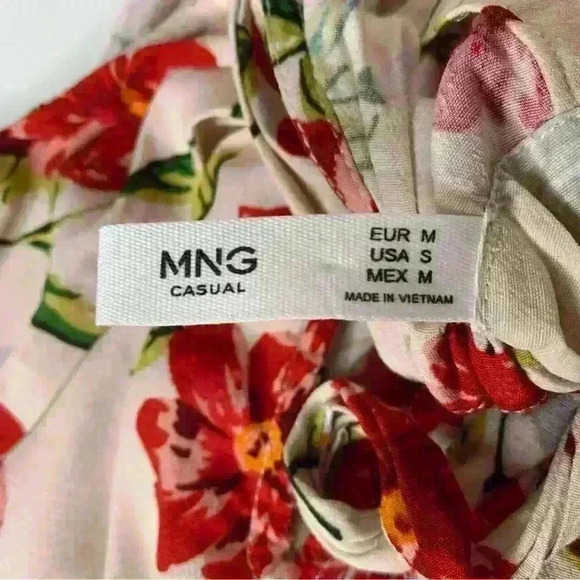 MNG Casual Halter Top Floral Print Size S - Picture 4 of 4